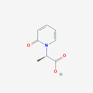 molecular formula C8H9NO3 B8473274 (S)-2-(2-Oxo-2H-pyridin-1-yl)-propionic acid 