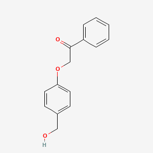 2-[4-(Hydroxymethyl)phenoxy]-1-phenylethan-1-one