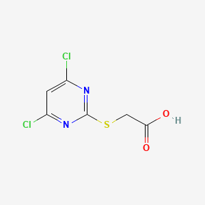 (4,6-Dichloro-2-pyrimidinylthio)acetic acid