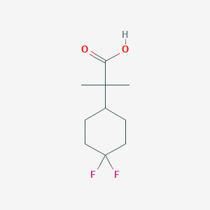 molecular formula C10H16F2O2 B8473527 2-(4,4-Difluorocyclohexyl)-2-methylpropanoic acid 