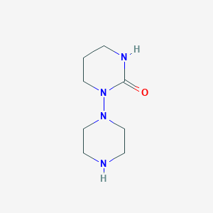 1-(Piperazin-1-yl)tetrahydropyrimidin-2(1H)-one