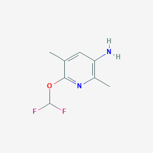 molecular formula C8H10F2N2O B8473586 6-(Difluoromethoxy)-2,5-dimethylpyridin-3-amine 