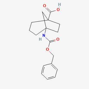 5-(Benzyloxycarbonylamino)bicyclo[3.2.1]octane-1-carboxylic acid