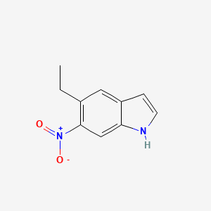 molecular formula C10H10N2O2 B8473665 5-ethyl-6-nitro-1H-indole 