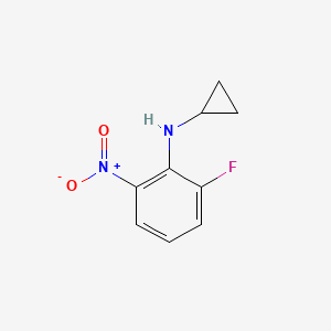 molecular formula C9H9FN2O2 B8473697 N-cyclopropyl-2-fluoro-6-nitroaniline 