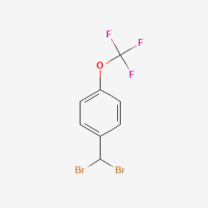 Benzene, 1-(dibromomethyl)-4-(trifluoromethoxy)-