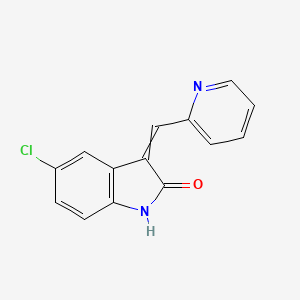 5-Chloro-3-[(pyridin-2-yl)methylidene]-1,3-dihydro-2H-indol-2-one