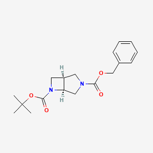 Cis-3-Benzyl6-Tert-Butyl3,6-Diazabicyclo[3.2.0]Heptane-3,6-Dicarboxylate