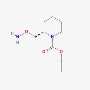 tert-Butyl (2S)-2-[(aminooxy)methyl]piperidine-1-carboxylate