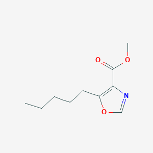 Methyl 5-pentyl-1,3-oxazole-4-carboxylate