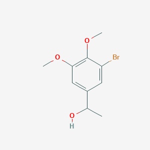molecular formula C10H13BrO3 B8473964 1-(3-Bromo-4,5-dimethoxyphenyl)-1-ethanol 