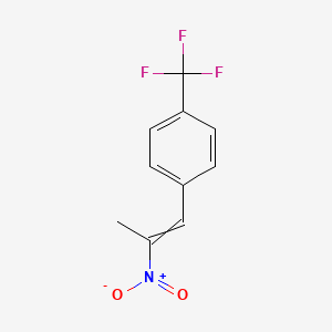 molecular formula C10H8F3NO2 B8473985 1-(2-Nitro-propenyl)-4-trifluoromethyl-benzene 