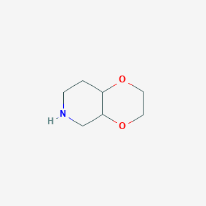 molecular formula C7H13NO2 B8474011 Octahydro-[1,4]dioxino[2,3-c]pyridine CAS No. 933742-25-7