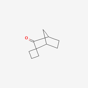 molecular formula C10H14O B8474087 Spiro[bicyclo[2.2.1]heptane-2,1'-cyclobutan]-3-one 