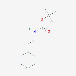 molecular formula C13H25NO2 B8474156 N-BOC-2-cyclohexylethylamine 