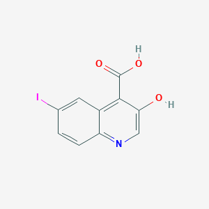 3-Hydroxy-6-iodoquinoline-4-carboxylic acid
