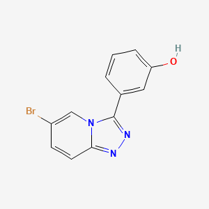3-(6-Bromo-[1,2,4]triazolo[4,3-a]pyridin-3-yl)-phenol
