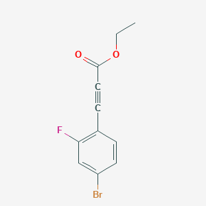 Ethyl 3-(4-bromo-2-fluorophenyl)propiolate
