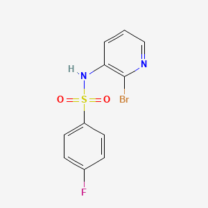 N-(2-Bromo-pyridin-3-yl)-4-fluoro-benzenesulfonamide