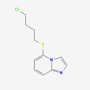 Imidazo[1,2-a]pyridine,5-[(4-chlorobutyl)thio]-