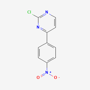2-Chloro-4-(4-nitrophenyl)pyrimidine