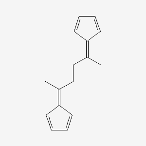 2,5-Bis(2,4-cyclopentadien-1-ylidene)hexane