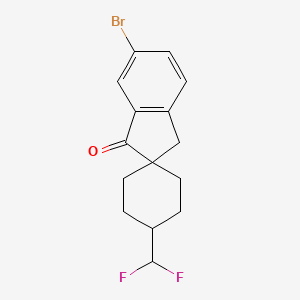 6'-Bromo-4-(difluoromethyl)spiro[cyclohexane-1,2'-inden]-1'(3'H)-one