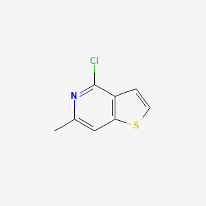 molecular formula C8H6ClNS B8474513 4-Chloro-6-methylthieno[3,2-c]pyridine 