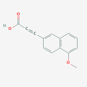3-(5-Methoxynaphthalen-2-yl)prop-2-ynoic acid