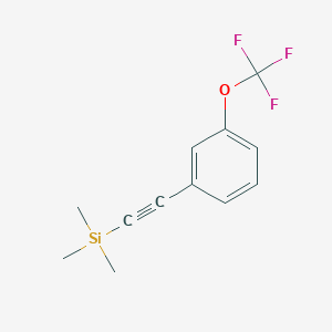 Benzene, 1-(trifluoromethoxy)-3-[2-(trimethylsilyl)ethynyl]-