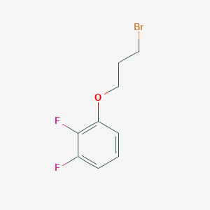 molecular formula C9H9BrF2O B8474634 1-(3-Bromopropoxy)-2,3-difluorobenzene 