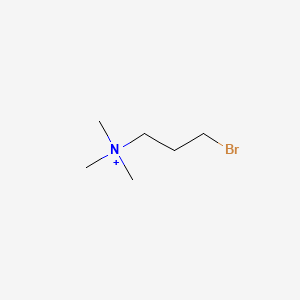molecular formula C6H15BrN+ B8474680 3-Bromopropyltrimethylaminium 