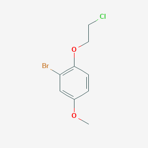 2-Bromo-1-(2-chloroethoxy)-4-methoxybenzene