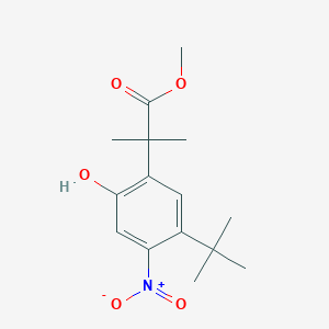 Methyl 2-(5-tert-butyl-2-hydroxy-4-nitrophenyl)-2-methylpropanoate