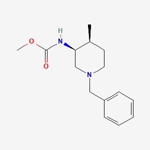 Cis-(1-Benzyl-4-methyl-piperidin-3-yl)-carbamic Acid Methyl Ester