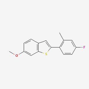 2-(4-Fluoro-2-methylphenyl)-6-methoxybenzo[b]thiophene