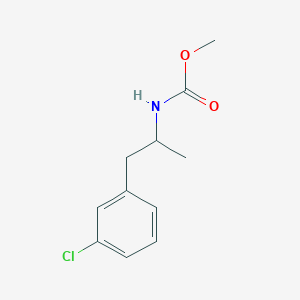 [2-(3-Chloro-phenyl)-1-methyl-ethyl]-carbamic acid methyl ester