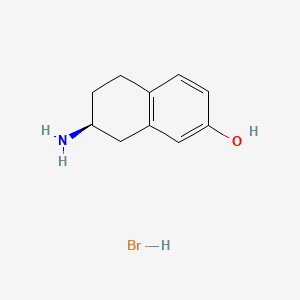 molecular formula C10H14BrNO B8474807 (S)-2-amino-7-hydroxytetralin hydrobromide 