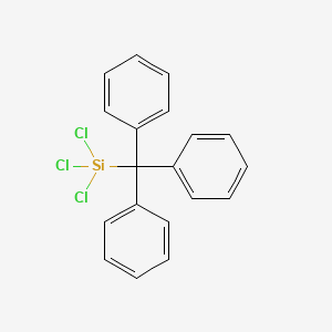 molecular formula C19H15Cl3Si B8474885 Trichloro(triphenylmethyl)silane CAS No. 256343-29-0