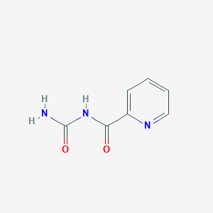 molecular formula C7H7N3O2 B8474893 1-(2-Pyridinylcarbonyl)urea 