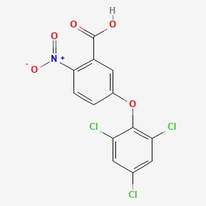 2-Nitro-5-(2,4,6-trichlorophenoxy)benzoic acid