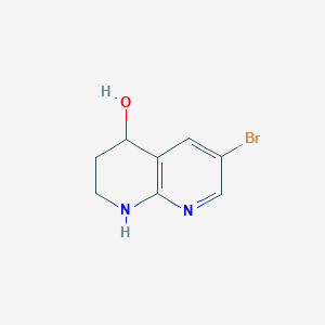6-Bromo-1,2,3,4-tetrahydro-[1,8]naphthyridin-4-ol