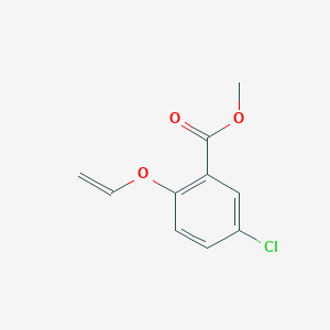 molecular formula C10H9ClO3 B8475038 Methyl 5-chloro-2-(vinyloxy)benzoate 