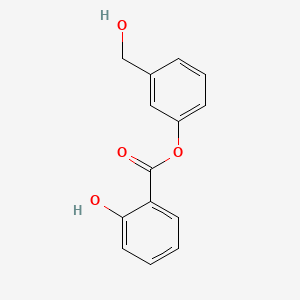 B8475124 Benzoic acid, 2-hydroxy-, 3-(hydroxymethyl)phenyl ester CAS No. 403850-92-0