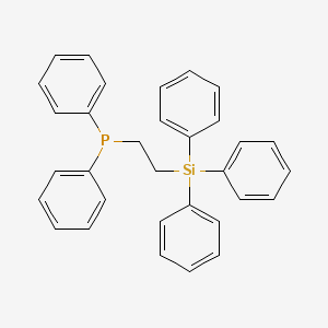 molecular formula C32H29PSi B8475222 Triphenylsilylethyl diphenyl phosphine CAS No. 76734-21-9