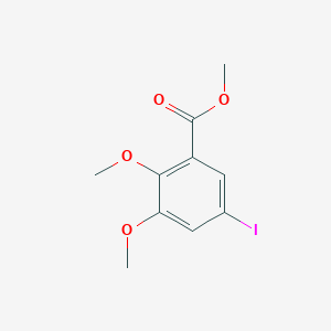 molecular formula C10H11IO4 B8475226 Methyl 5-iodo-2,3-dimethoxy-benzoate 