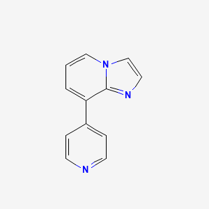 molecular formula C12H9N3 B8475360 8-(4-Pyridinyl)imidazo[1,2-a]pyridine 