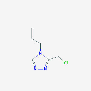 molecular formula C6H10ClN3 B8475370 3-(chloromethyl)-4-propyl-4H-1,2,4-triazole 