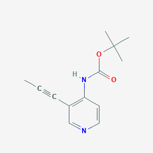 B8475385 (3-Prop-1-ynylpyridin-4-yl)carbamic acid tert-butyl ester CAS No. 211029-71-9