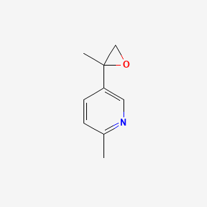 2-Methyl-5-(2-methyloxiran-2-yl)pyridine